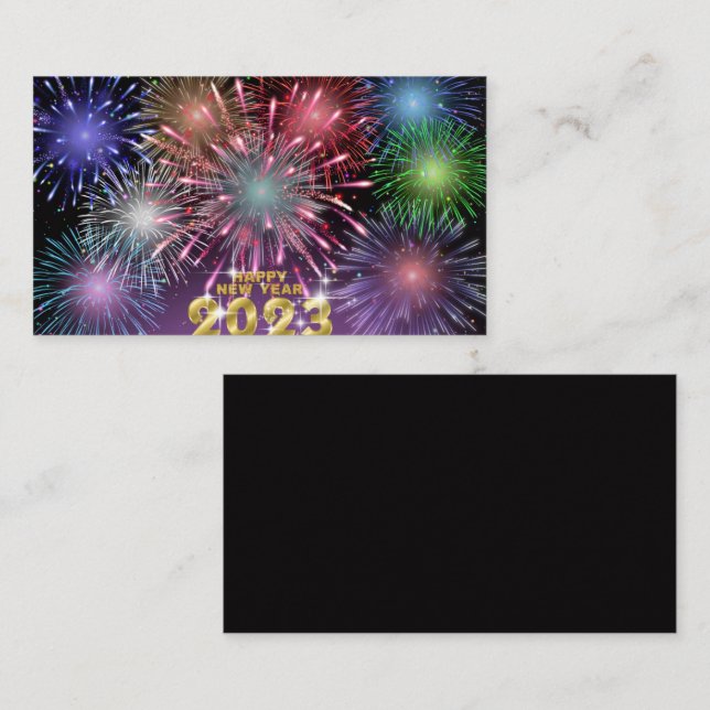 New Year's cards, 2023, Card (Front/Back)