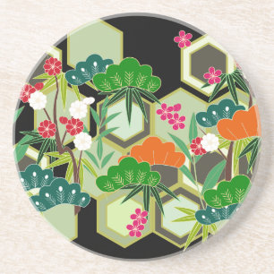 New Year's Day Japan Japanese Style Coaster