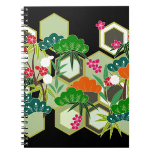 New Year's Day Japan Japanese Style Notebook