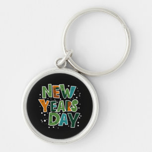 New Year's Day Key Ring