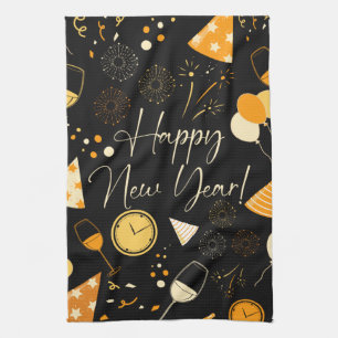 New Year's Day Tea Towel