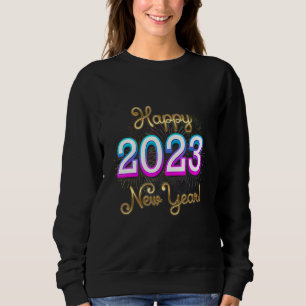 New Year's Eve Artistic Fireworks Happy New Year 2 Sweatshirt