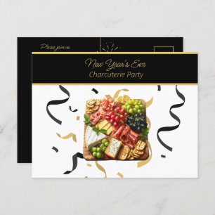 New Year's Eve Charcuterie Party Postcard