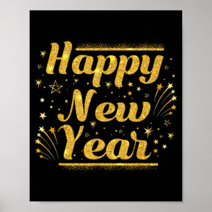 New Year's Eve Countdown 2026 Party Costume Happy  Poster