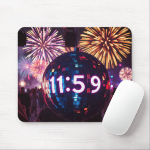 New Year's Eve Countdown Mouse Pad