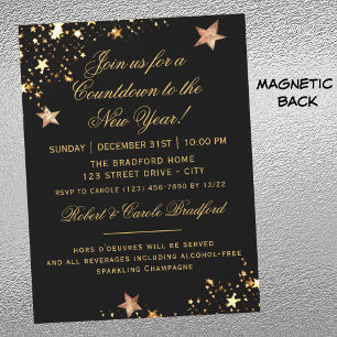New Year's Eve Countdown Party, Magnet Card