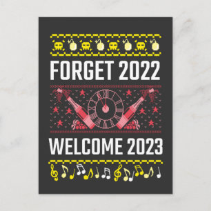 New Year's Eve Forget 2022 Welcome 2023 T-Shirt Postcard