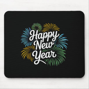 New Years Eve Happy New Year 2026 Party Countdown Mouse Pad