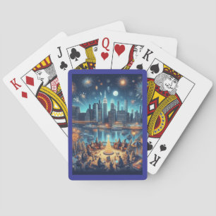 New Year's Eve in New York City Playing Cards