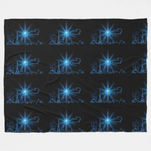 New Year's eve in Paris Fleece Blanket