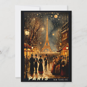 New Year's Eve in Paris Holiday Card
