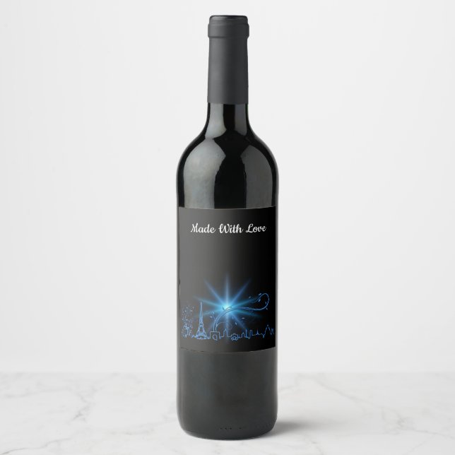 New Year's eve in Paris               Wine Label (Front)