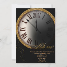 New Year's Eve Invitation, New Year's Eve