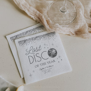 New Year's Eve Last Disco Of The Year Party Napkin