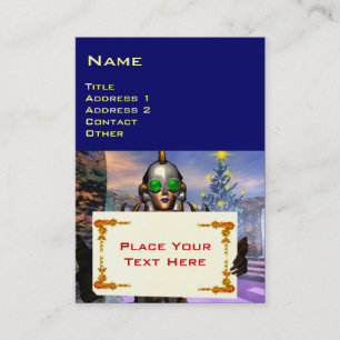NEW YEAR'S EVE OF A CYBORG BUSINESS CARD