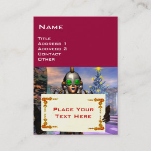 NEW YEAR'S EVE OF A CYBORG BUSINESS CARD