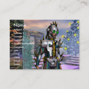 NEW YEAR'S EVE OF A CYBORG BUSINESS CARD