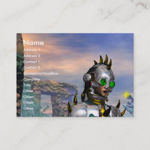 NEW YEAR'S EVE OF A CYBORG BUSINESS CARD