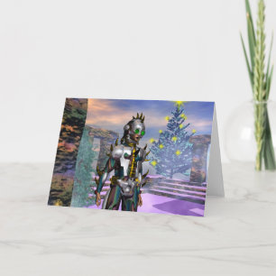 NEW YEAR'S EVE OF A CYBORG DROPPED... HOLIDAY CARD