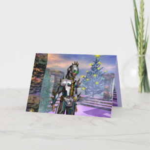 NEW YEAR'S EVE OF A CYBORG DROPPED... HOLIDAY CARD