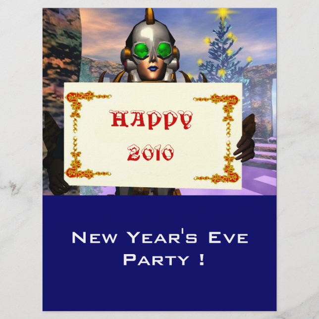 NEW YEAR'S EVE OF A CYBORG FLYER (Front)