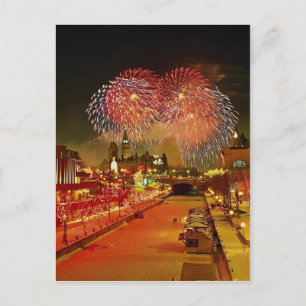 New Year's Eve, Ottawa, Ontario, Canada Holiday Postcard