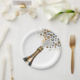 New Years Eve  Paper Plate