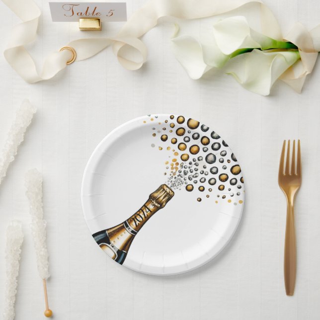 New Years Eve  Paper Plate (Wedding)