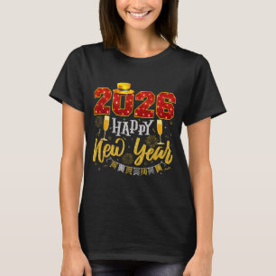 New Years Eve Party 2026 Fireworks Happy New Year  T-Shirt