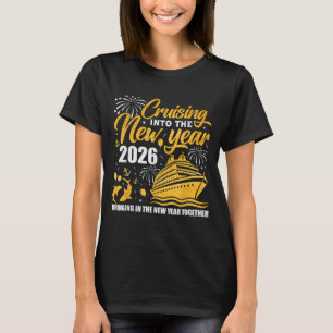 New Years Eve Party Cruise 2026 Matching Family Va T-Shirt