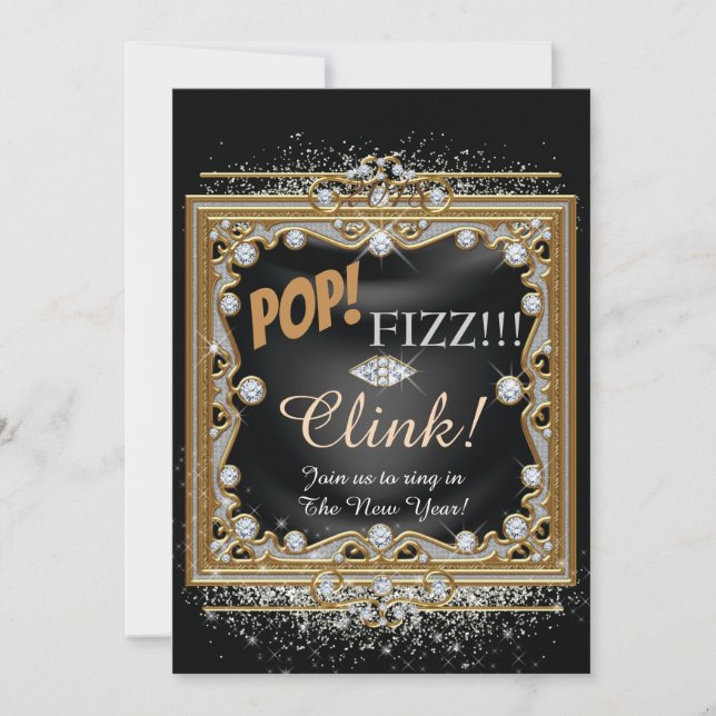 New Years Eve Party Invitation (Front)