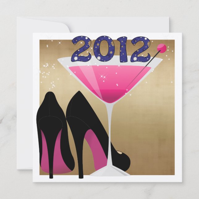 New Year's Eve Party Invitation (Front)