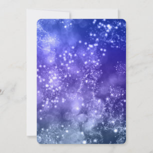 New Year's Eve Party Invitation Blue Bokeh