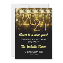 New Years Eve Party Invitation l New YEAR 2024