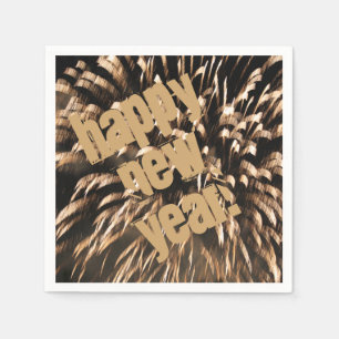 New Years Eve Party Modern Napkin