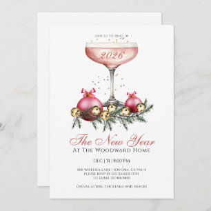 New Year's Eve Party Ring In The New Year Invitation