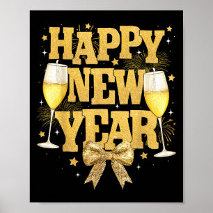 New Years Eve Party Supplies 2025 Happy New Year F Poster