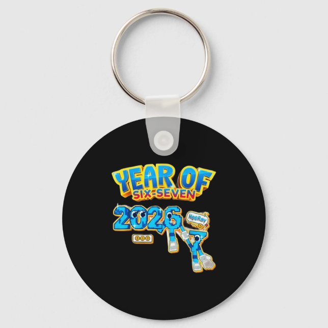 New Years Eve Party Supplies 2026 Happy New Year F Key Ring (Front)