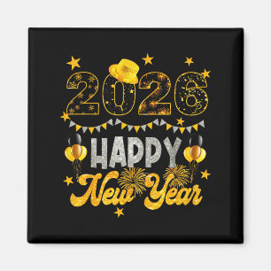 New Years Eve Party Supplies 2026 Happy New Year F Magnet