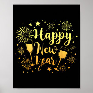 New Years Eve Party Supplies 2026 Happy New Year F Poster
