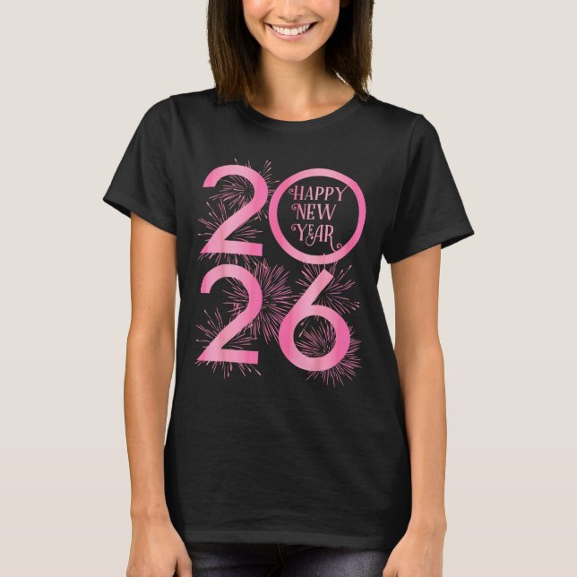 New Years Eve Party Supplies 2026 Happy New Year F T-Shirt (Front)