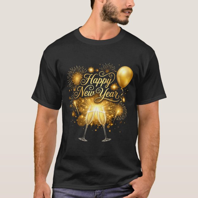New Years Eve Party Supplies 2026 Happy New Year F T-Shirt (Front)