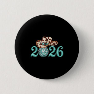 New Years Eve Party Supplies 2026 Western Nk Cowgi 6 Cm Round Badge
