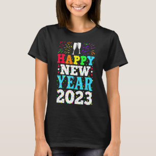 New Years Eve Party Supplies Kids NYE 2023 Happy N T-Shirt