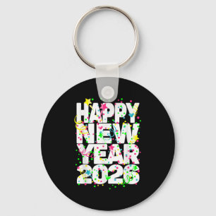 New Years Eve Party Supplies Kids Nye 2026 Happy N Key Ring
