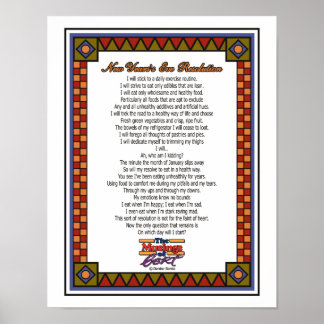 New Year's Eve Resolution Poster