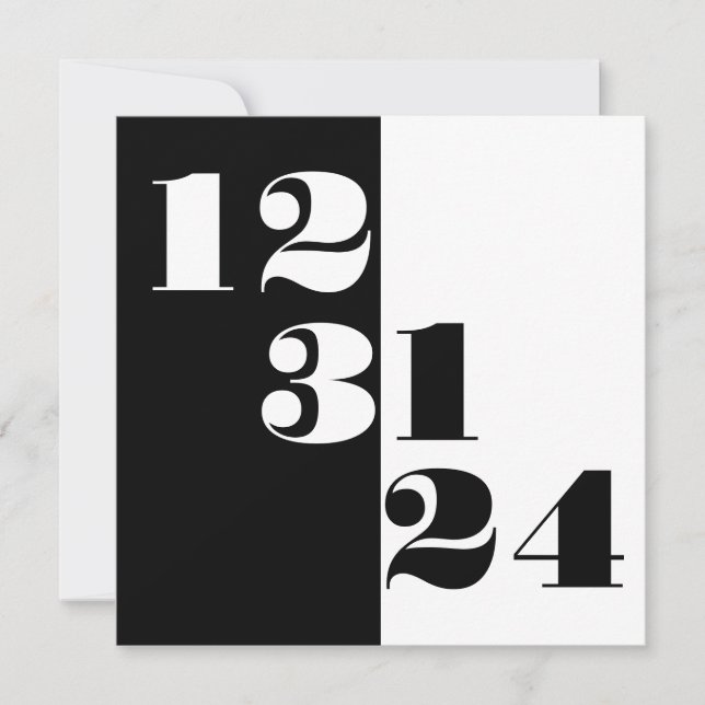 New Years Eve Save the Date 12 31 24 Wedding (Front)