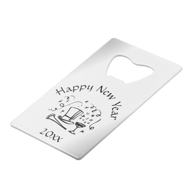 New Years Eve Silver Dated (Back Angled)