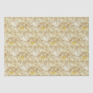 New Year's Eve with champagne glasses Tissue Paper
