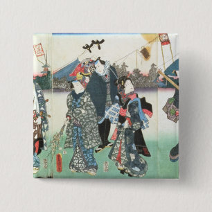 New Year's festival, 15 Cm Square Badge
